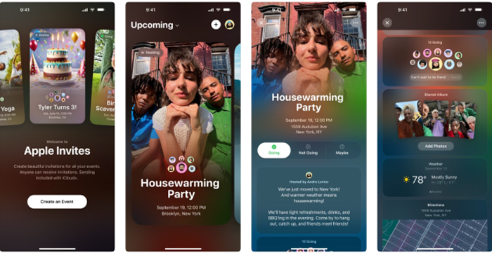 Apple выпустила приложение Invites для создания и приглашения на мероприятия
